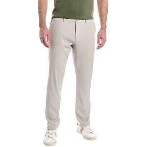 Magaschoni Performance Comfort Stretch Pants Mens 34 Tan 5-Pocket Chino Casual
